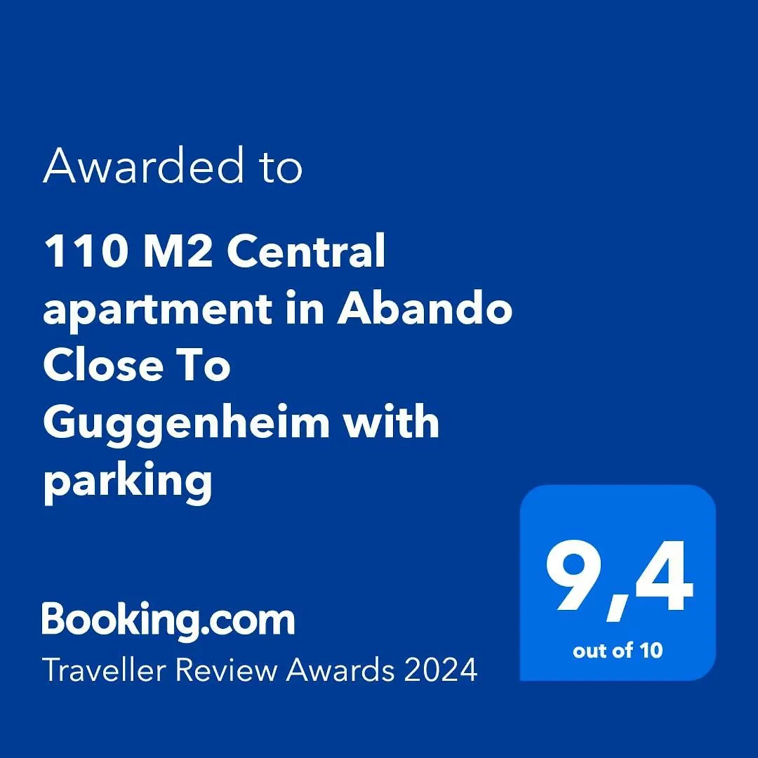 110 M2 Central Apartment In Abando Close To Guggenheim With Parking Bilbao